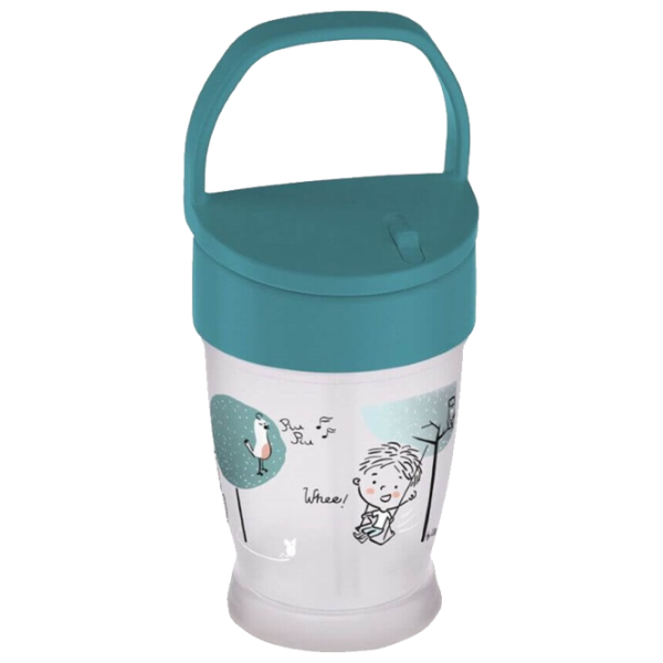 Sticluță cu pai Canpol 35/ 354 250 ml 12 luni/ Silicon, plastic/ Blue photo 1 Sticluță cu pai Canpol 35/ 354 250 ml 12 luni/ Silicon, plastic/ Blue photo 1