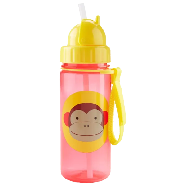 Sticluță cu pai Skip Hop Zoo Maimuța 384.5 ml 1 an/ Plastic/ Red photo 1 Sticluță cu pai Skip Hop Zoo Maimuța 384.5 ml 1 an/ Plastic/ Red photo 1