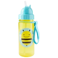 Sticluță cu pai Skip Hop Zoo Albinuța 384.5 ml 1 an/ Plastic/ Yellow