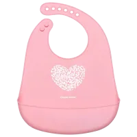 Слюнявчик Canpol 74/ 024 Классическая/ Силикон/ Разноцветный