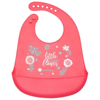 Слюнявчик Canpol 74/ 023 Классическая/ Силикон/ Разноцветный