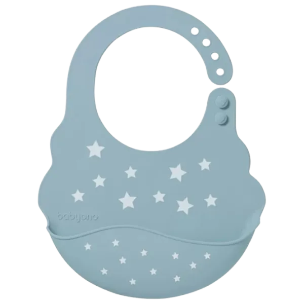 Bavetă BabyOno 0829/ 05 Clasică/ Silicon/ Light Blue photo 1 Bavetă BabyOno 0829/ 05 Clasică/ Silicon/ Light Blue photo 1