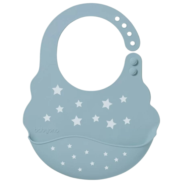 Bavetă BabyOno 0829/ 05 Clasică/ Silicon/ Light Blue photo 1 Bavetă BabyOno 0829/ 05 Clasică/ Silicon/ Light Blue photo 1