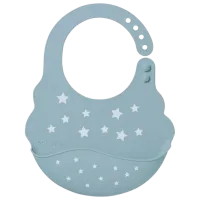 Bavetă BabyOno 0829/ 05 Clasică/ Silicon/ Light Blue