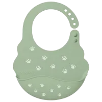 Bavetă BabyOno 0829/ 06 Clasică/ Silicon/ Olive Green