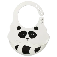 Bavetă BabyOno 0829/ 01 Clasică/ Silicon/ Light Gray