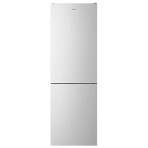 Frigider Candy CCE3T618FS cu congelator jos 342 l / 185 cm / Silver photo 1