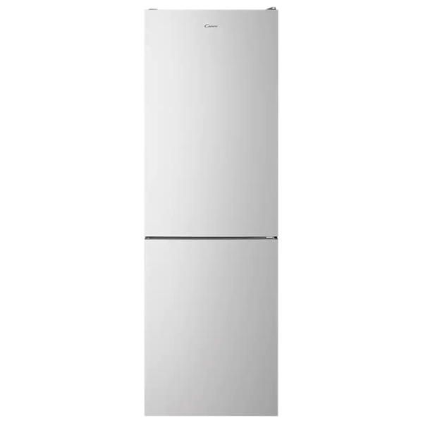 Frigider Candy CCE3T618FS cu congelator jos 342 l / 185 cm / Silver photo 1