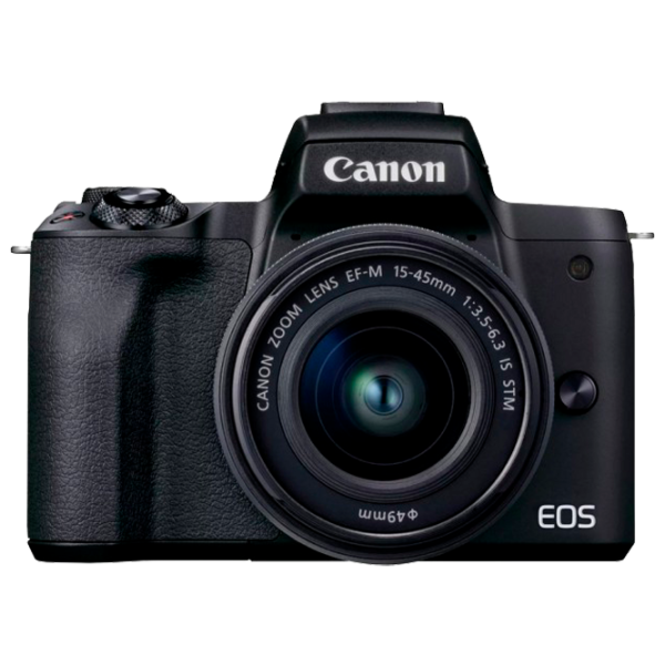 Фотоаппарат Canon EOS M50 Mark II & EF-M 15-45mm f/ 3.5-6.3 IS STM Kit + Vlogger Kit CMOS/ Черный photo 1 Фотоаппарат Canon EOS M50 Mark II & EF-M 15-45mm f/ 3.5-6.3 IS STM Kit + Vlogger Kit CMOS/ Черный photo 1