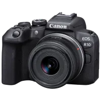 Фотоаппарат Canon EOS R10 & RF-S 18-45mm f/ 4.5-6.3 IS STM KIT Kit + Adapter EF-EOS R for EF-S and EF CMOS/ Черный