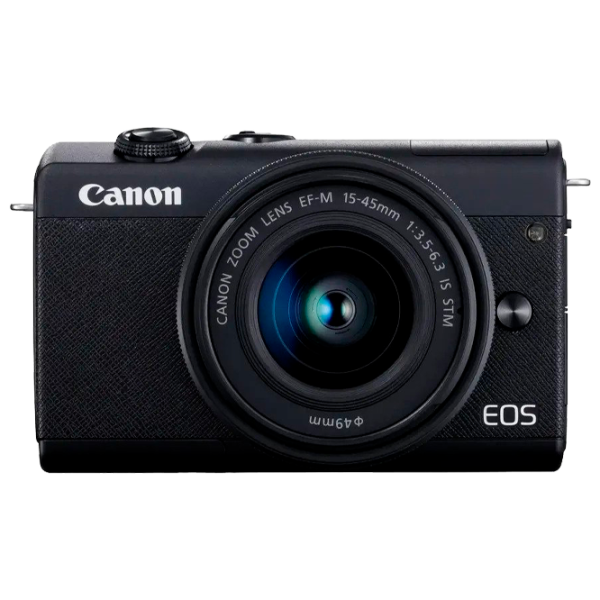 Фотоаппарат Canon EOS M200 & EF-M 15-45mm f/ 3.5-6.3 IS STM Kit + Streaming Kit CMOS/ Черный photo 1 Фотоаппарат Canon EOS M200 & EF-M 15-45mm f/ 3.5-6.3 IS STM Kit + Streaming Kit CMOS/ Черный photo 1