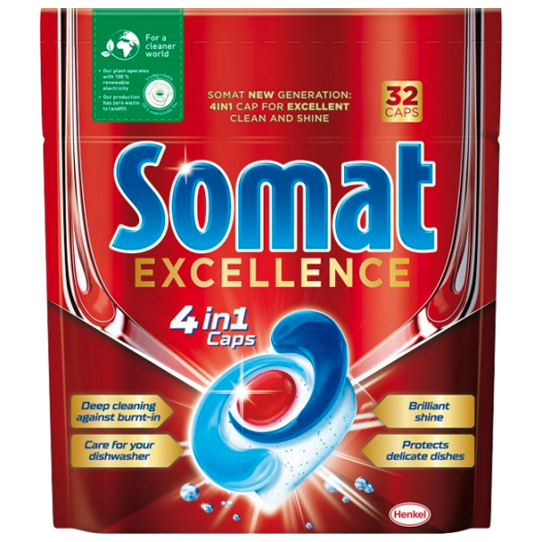 Таблетки Somat Excellence 518924 таблетки / для удаления грязи photo 1
