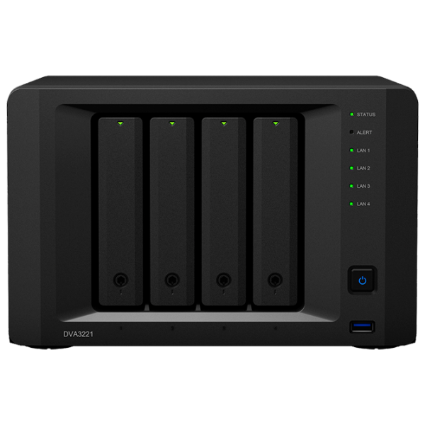Сетевое хранилище Synology DVA3221 Черный photo 1