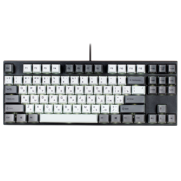 Tastatură Varmilo VA87M Ink Rhyme Cu fir/ Gray photo 1