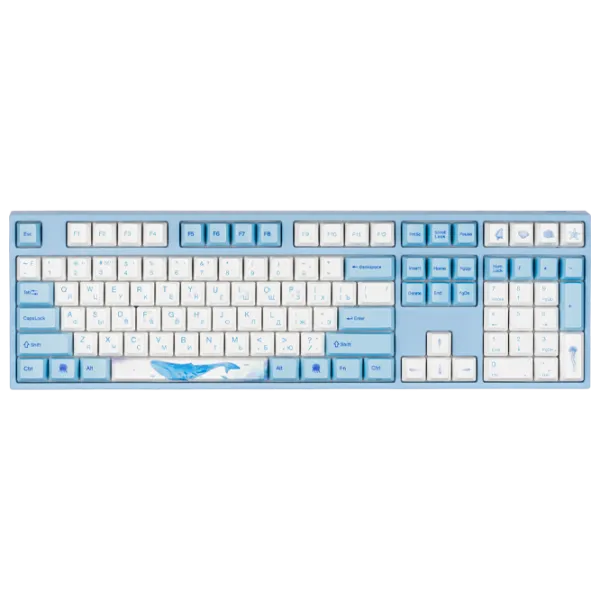 Tastatură Varmilo VA108M Sea Melody Cu fir/ Blue photo 1