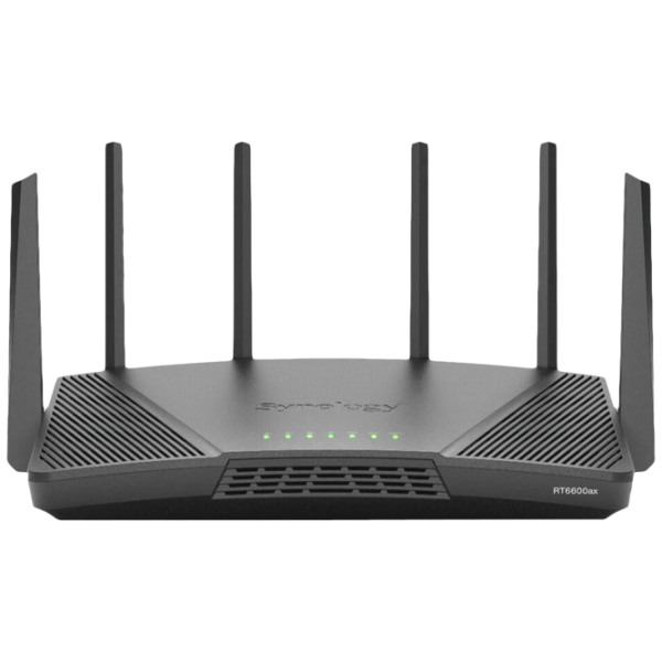Wi-Fi Router Synology RT6600ax 600 Mbit/ s/ 1200 Mbit/ s/ Black photo 1