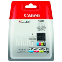 Cartuş Canon CLI-451 CMYB Cyan, yellow, magenta, black/ Original/ Laser