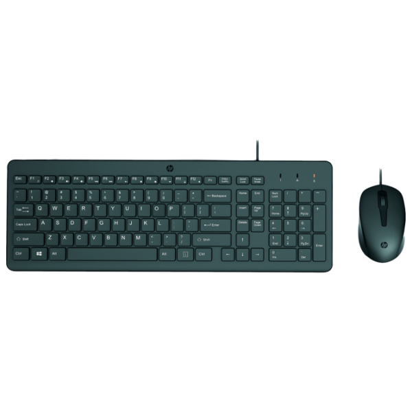 Tastatura & Mouse HP 150 Cu fir/ Black photo 1