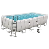 Piscină Bestway 56465 14812 l/ Cu cadru/ Gray