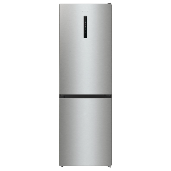Frigider Gorenje NRK 61 DAXL4 cu congelator jos 326 l / 185 cm / Inox photo 1