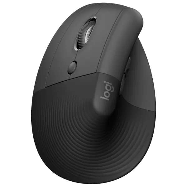 Mouse Logitech Lift Left Vertical USB/ Black photo 1
