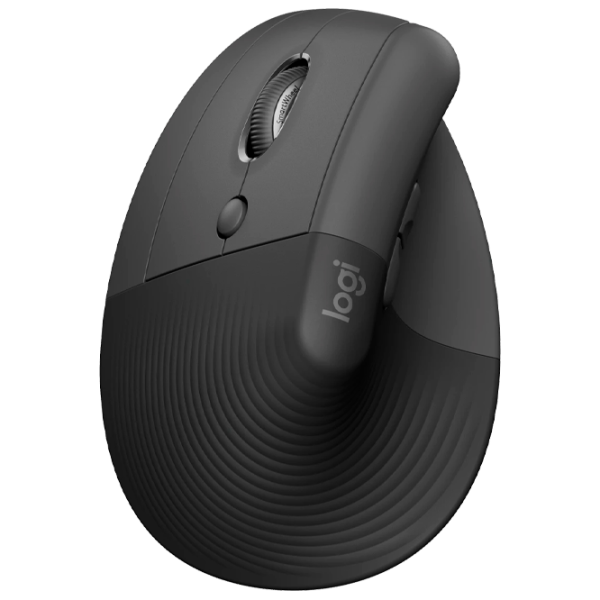 Mouse Logitech Lift Left Vertical USB/ Black photo 1