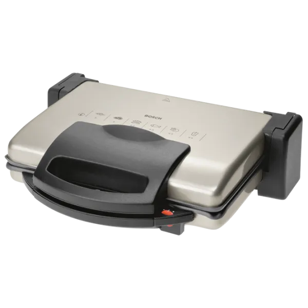 Электрогриль Bosch TFB3302V Контактный, Барбекю/ 1800 Вт/ Черный Стальной photo 1 Электрогриль Bosch TFB3302V Контактный, Барбекю/ 1800 Вт/ Черный Стальной photo 1