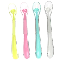 Lingură BabyOno Baby's Smile Unisex/ 6+/ Transparent