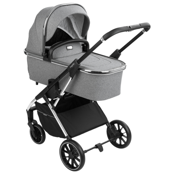 Cărucior pentru copil Kikka Boo Angele 3 in 1 31001010188/ Gray photo 1