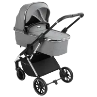 Cărucior pentru copil Kikka Boo Angele 3 in 1 31001010188/ Gray