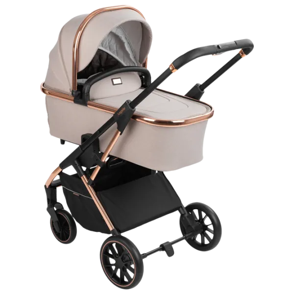 Детская коляска Kikka Boo Angele 3 in 1 31001010187/ Бежевый photo 1