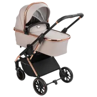 Детская коляска Kikka Boo Angele 3 in 1 31001010187/ Бежевый