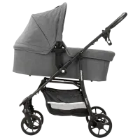 Cărucior pentru copil Kikka Boo Selina 3 in 1 31001010182/ Gray