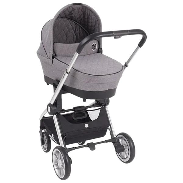 Cărucior pentru copil Kikka Boo Vicenza Luxury 3 in 1 31001010066/ Gray photo 1