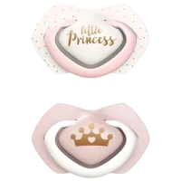 Соска круглая Canpol Royal Baby 22/ 651 Унисекс/ 6 месяцев - 18 месяцев/ Силикон/ Разноцветный