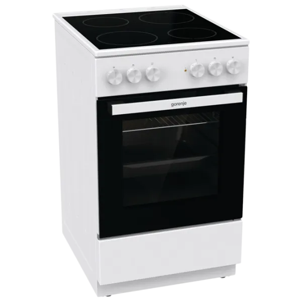 Aragaz Gorenje GEC 5A21 WG-B Electrică/ White/ Black photo 1