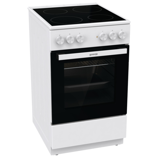 Aragaz Gorenje GEC 5A21 WG-B Electrică/ White/ Black photo 1