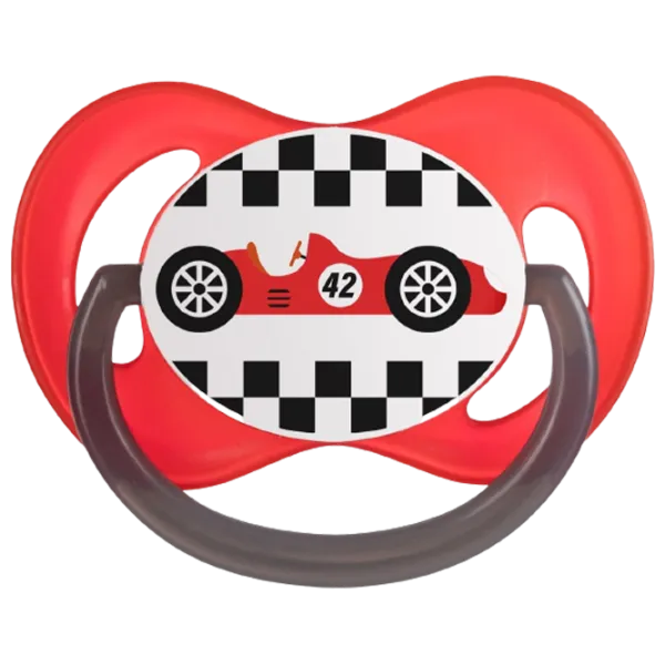 Suzetă cu tetina rotundă Canpol Racing 22/ 573 pentru băieți/ 18 luni -/ Silicon/ Multicolor photo 1 Suzetă cu tetina rotundă Canpol Racing 22/ 573 pentru băieți/ 18 luni -/ Silicon/ Multicolor photo 1