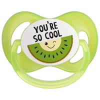 Suzetă cu tetina rotundă Canpol So Cool 22/ 521 Unisex/ 0 luni - 6 luni/ Silicon/ Multicolor