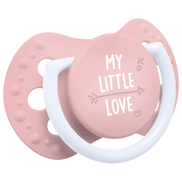 Suzetă cu tetina ortodontică Canpol My Little Love 22/ 847 pentru fetițe/ 0 luni - 2 luni/ Silicon/ Pink photo 1 Suzetă cu tetina ortodontică Canpol My Little Love 22/ 847 pentru fetițe/ 0 luni - 2 luni/ Silicon/ Pink photo 1