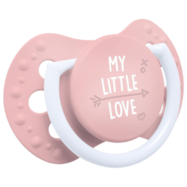 Suzetă cu tetina ortodontică Canpol My Little Love 22/ 847 pentru fetițe/ 0 luni - 2 luni/ Silicon/ Pink photo 1 Suzetă cu tetina ortodontică Canpol My Little Love 22/ 847 pentru fetițe/ 0 luni - 2 luni/ Silicon/ Pink photo 1
