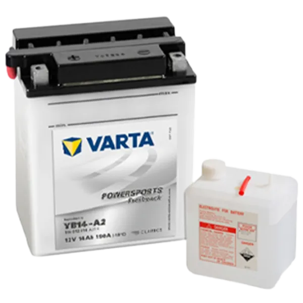 Авто аккумулятор Varta YB14-A2 190A photo 1