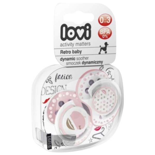 Suzetă cu tetina ortodontică Canpol RetroBaby 22/ 803 pentru fetițe/ 0 luni - 3 luni/ Silicon/ Pink photo 1 Suzetă cu tetina ortodontică Canpol RetroBaby 22/ 803 pentru fetițe/ 0 luni - 3 luni/ Silicon/ Pink photo 1