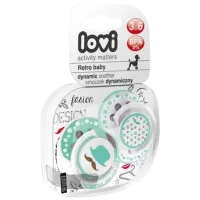 Соска ортодонтическая Canpol RetroBaby 22/ 804 для мальчиков/ 3 месяца - 6 месяцев/ Силикон/ Бирюзовый