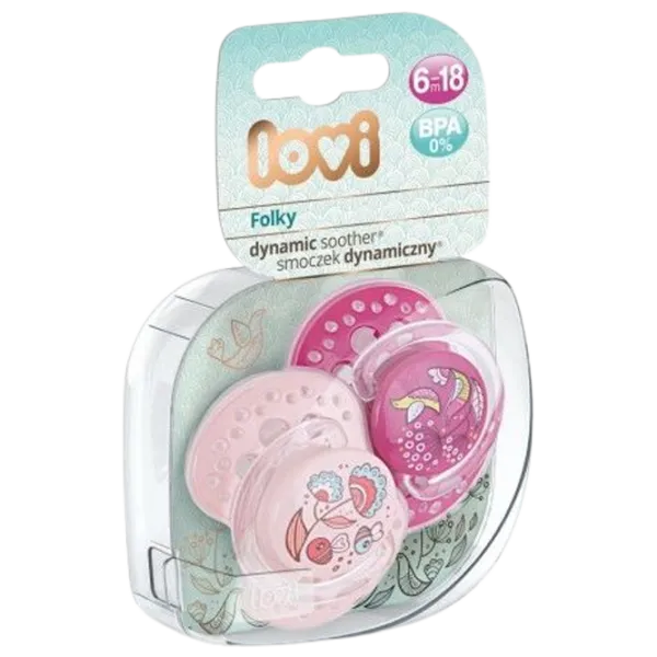 Suzetă cu tetina ortodontică Canpol Folky 22/ 843 pentru fetițe/ 6 luni - 18 luni/ Silicon/ Pink photo 1 Suzetă cu tetina ortodontică Canpol Folky 22/ 843 pentru fetițe/ 6 luni - 18 luni/ Silicon/ Pink photo 1