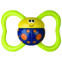 Suzetă cu tetina rotundă Nuby ID5807LFSN4 Unisex/ 18 luni -/ Silicon/ Multicolor