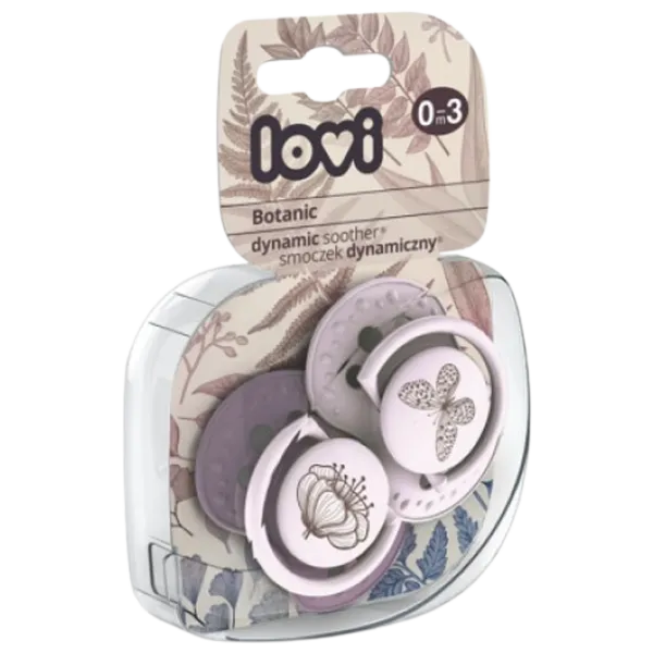 Suzetă cu tetina ortodontică Canpol Botanic 22/ 869 pentru fetițe/ 0 luni - 3 luni/ Silicon/ Pink photo 1 Suzetă cu tetina ortodontică Canpol Botanic 22/ 869 pentru fetițe/ 0 luni - 3 luni/ Silicon/ Pink photo 1