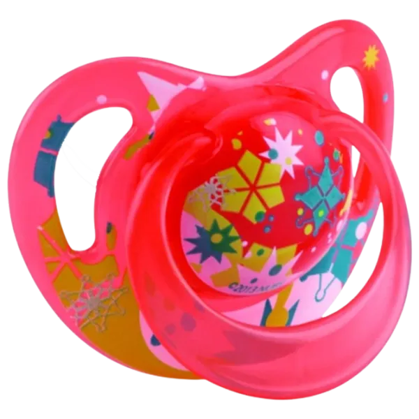 Suzetă cu tetina ortodontică Nuby ID5780LOSM Unisex/ 18 luni -/ Silicon/ Multicolor photo 1 Suzetă cu tetina ortodontică Nuby ID5780LOSM Unisex/ 18 luni -/ Silicon/ Multicolor photo 1
