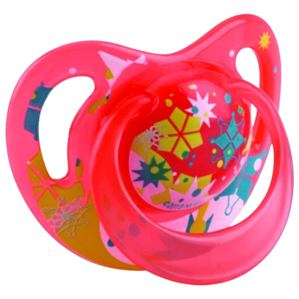 Suzetă cu tetina ortodontică Nuby ID5780LOSM Unisex/ 18 luni -/ Silicon/ Multicolor photo 1 Suzetă cu tetina ortodontică Nuby ID5780LOSM Unisex/ 18 luni -/ Silicon/ Multicolor photo 1