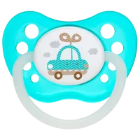 Suzetă cu tetina ortodontică Canpol Toys 23/ 259 Unisex/ 0 luni - 6 luni/ Latex/ Multicolor